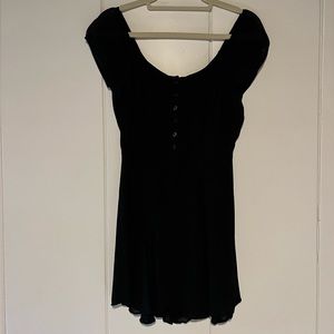 Black Reformation Mini-Dress
